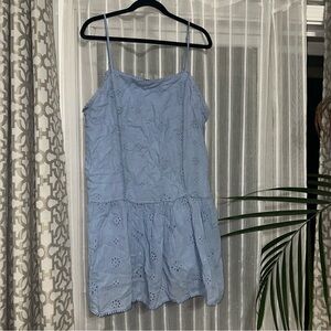Aerie blue baby doll dress